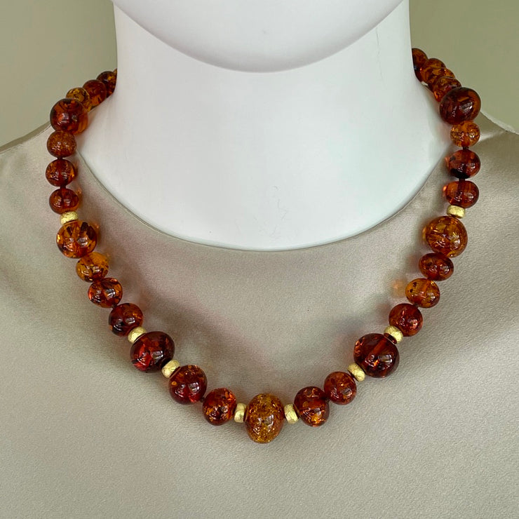 Vintage & Antique Baltic Amber necklace, butterscotch colour, 103.5 g, 100%  natural Amber - Catawiki